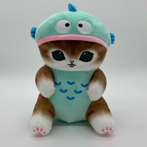Mofusand x Sanrio Characters Hangyodon Plushie Vol 1 Orange Tabby Cat Plush